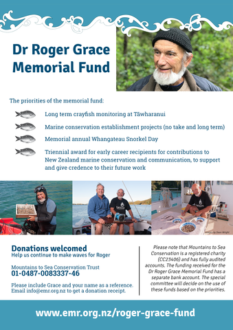 Dr Roger Grace Memorial Fund Web Poster